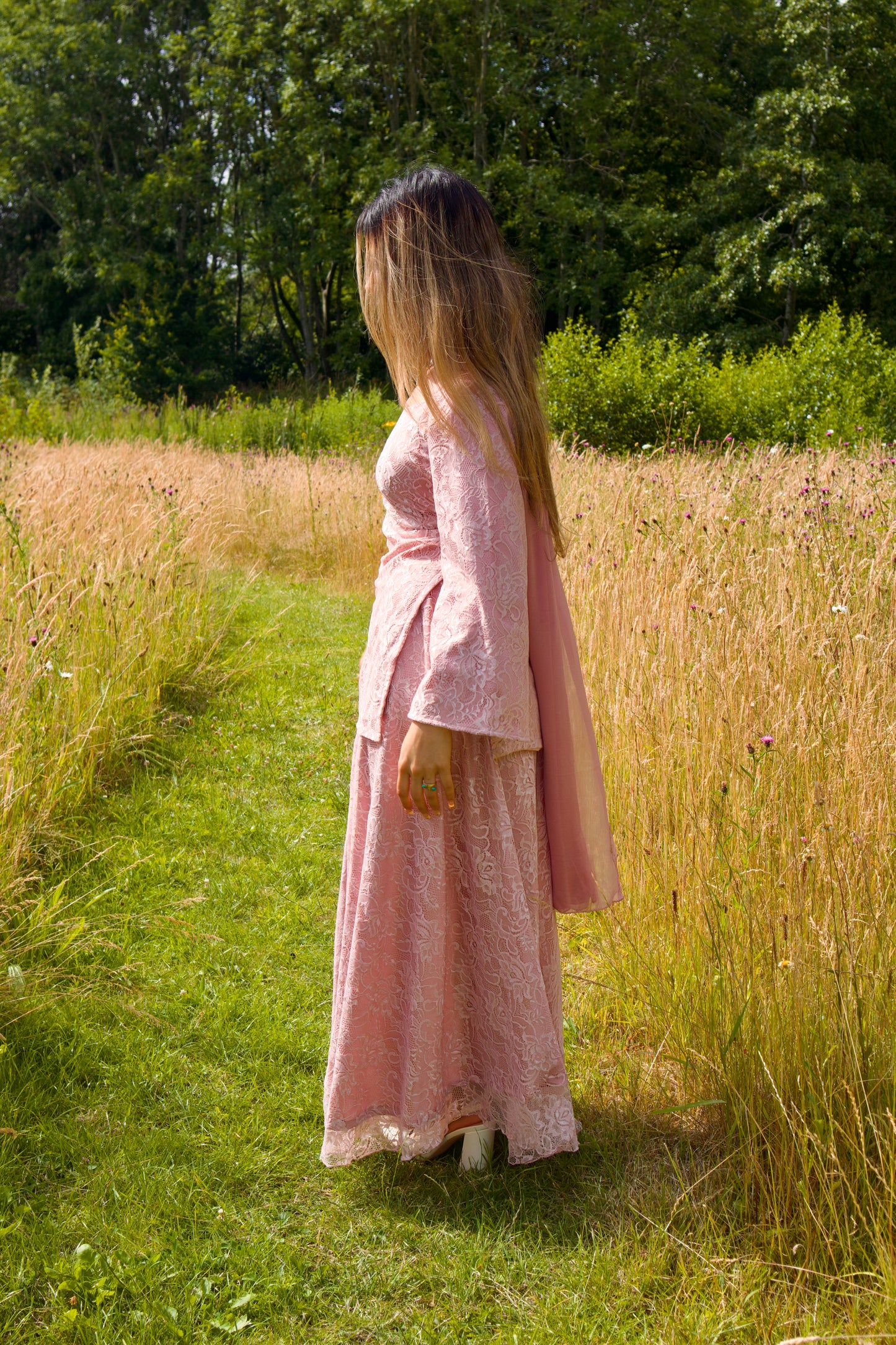 The Lace & Pearls Modest set